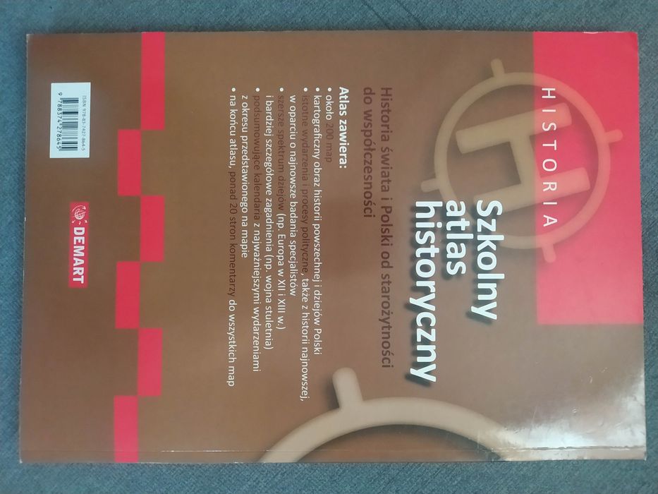 Szkolny atlas historyczny jak nowy