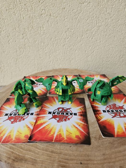 Bakugan Ventus Collection Lot Trox Ultra, Harperion & Dragonoid