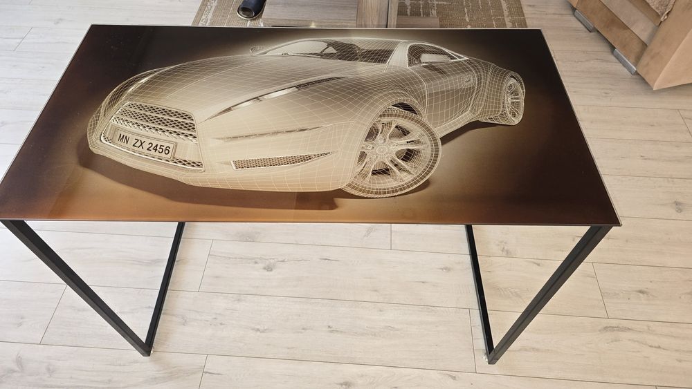 Biurko, stolik szklany