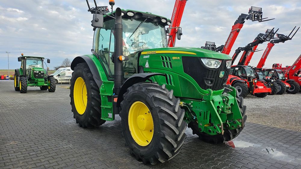 John Deere JD 6150R, AutoPowr 50 km/h, pneumatyka, przedni TUZ + WOM  Finansowanie 0% na 2 lata! Przetestuj ciągnik ZA DARMO! 6140,6155,6930