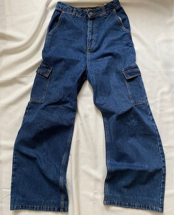 Джинси карго з широкими штанинами (Wide-Leg Cargo Jeans)