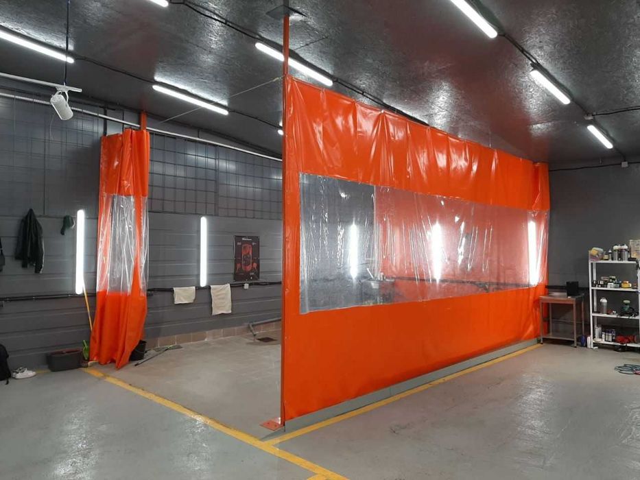 Шторы для автомийки, автосервісу, складу, гаражу