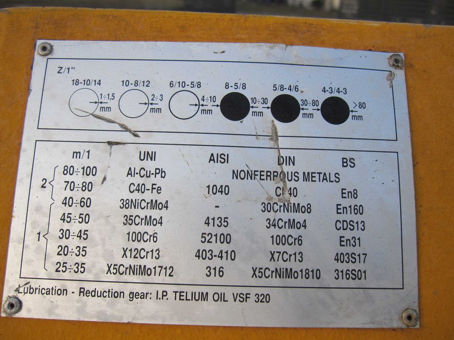 Piła taśmowa do metalu przecinarka A anbas 330 podajnik
