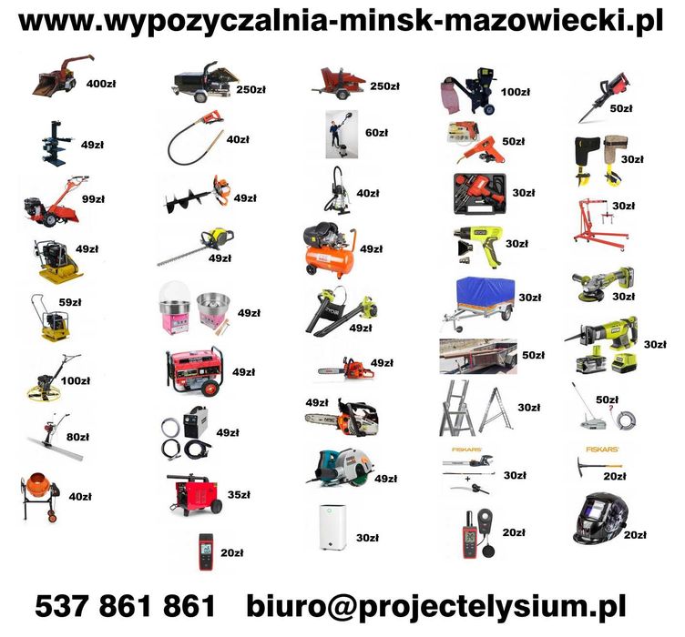 Wynajem Zagęszczarka płytowa skoczek stopa Wypożyczalnia Najem od 80zł