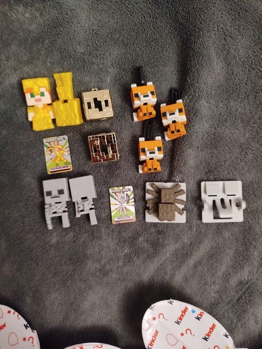 figurki Kinder joy Minecraft