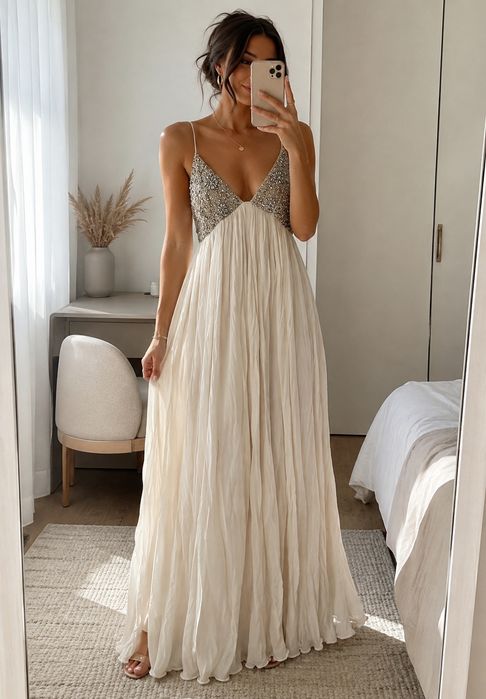 Zara, przepiękna sukienka z wiskozy, L