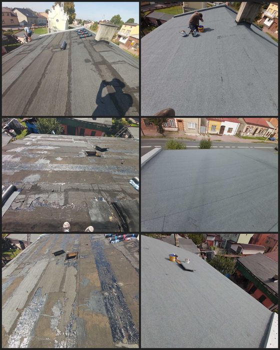 Malowanie dachów elewacji krycie dachów wymiana rynien