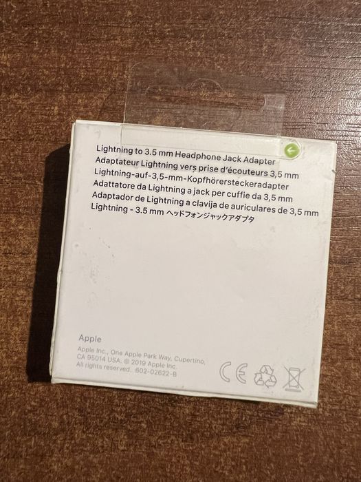 Apple adapter mini jack lightning przejsciowka nowa