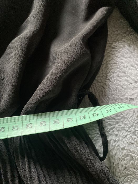 Czarna plisowana sukienka, rozmiar uniwerslany