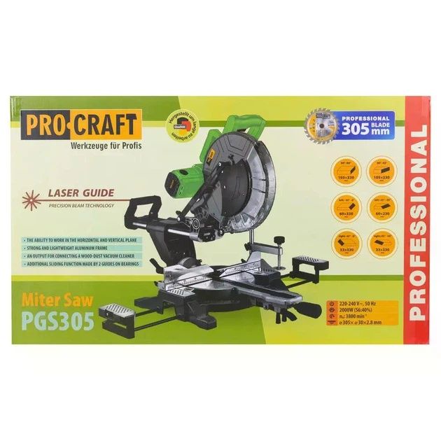 Торцювальна пила Procraft PGS305