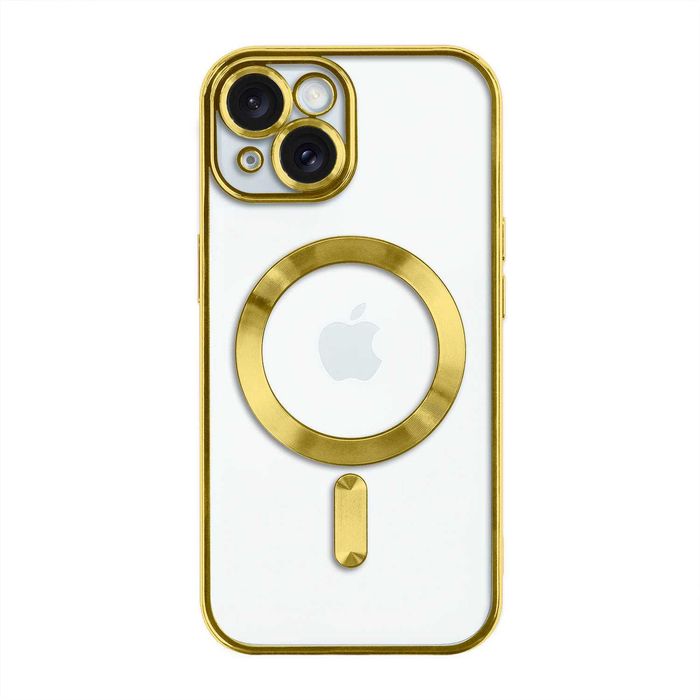 Etui Obudowa Plecki Case Magsafe Iphone 13/14/15 Plus Pro Max Złoty