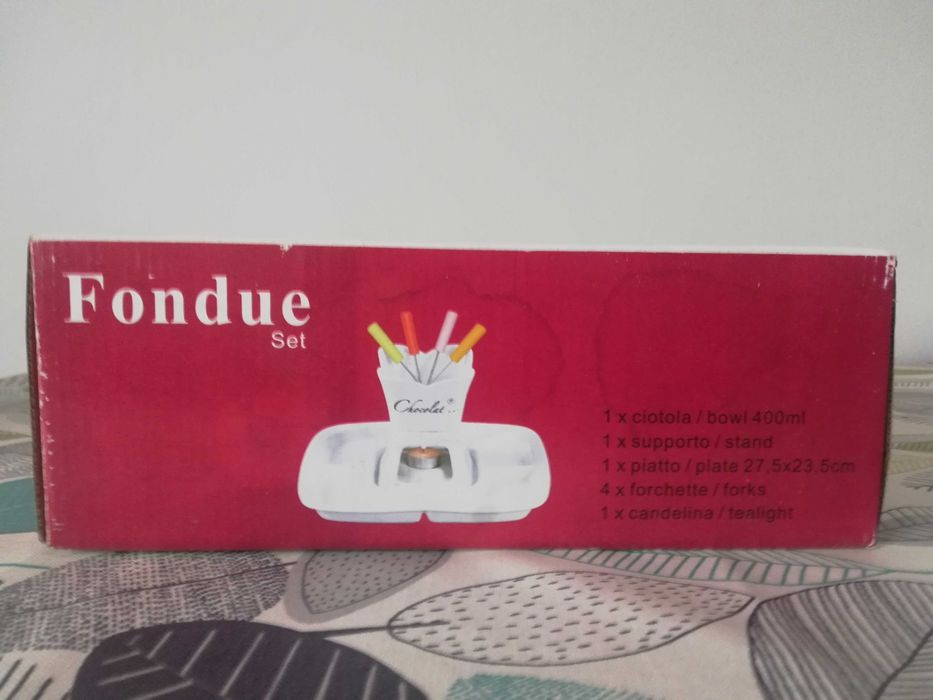 Fondue Set para chocolate NATURA