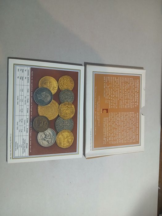 Set moedas anual de 1990 brilhantes nao circuladas