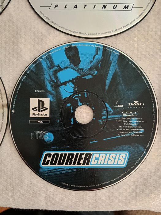 Gry na PlayStation 1 bez opakowań.Same płyty.
