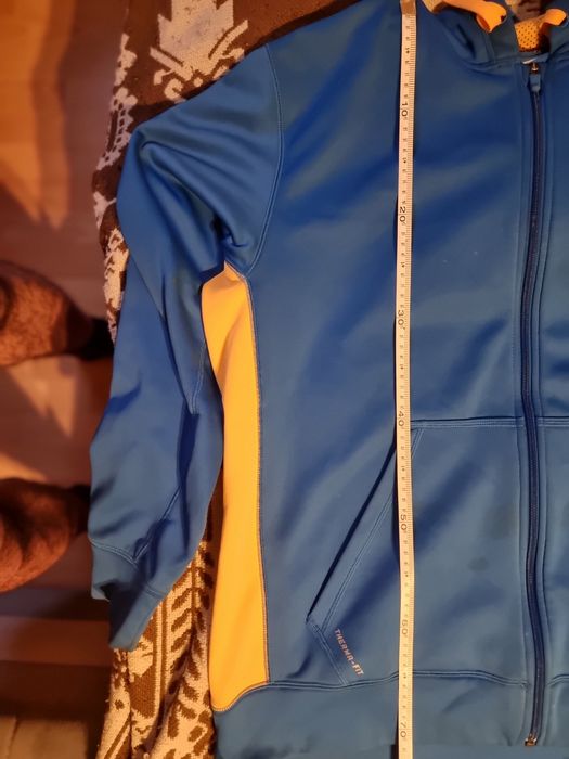 Bluza niebieski żółta nike therma fit