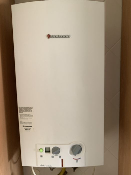 Esquentador vulcano click ventilado