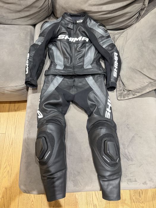 Kombinezon motocyklowy Shima STR dwuczęściowy skórzany