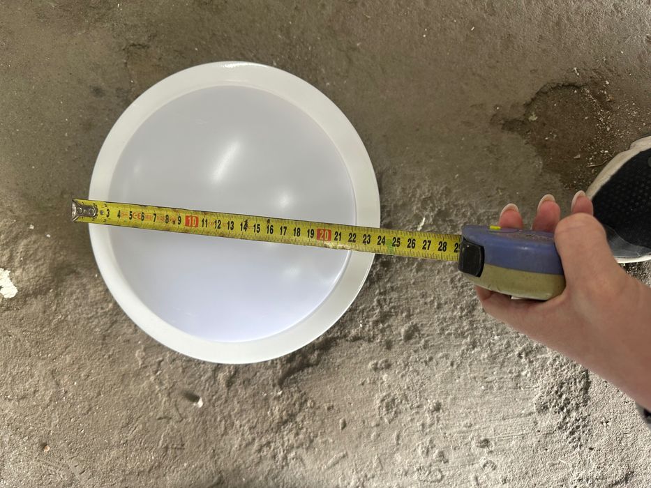 Lampa biała sufitowa ok. 24 cm