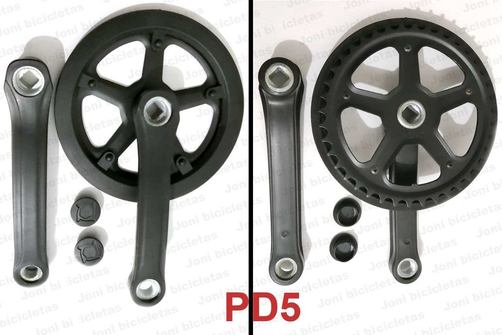Pedaleiras e eixos de quadra