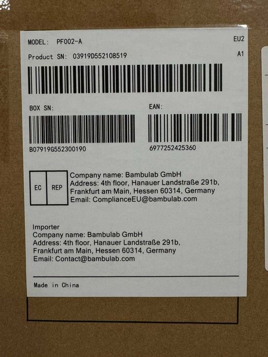 Новий 3D принтер Bambu Lab A1 – гарантія, оригінал!!