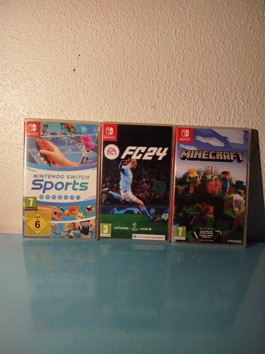 Nintendo Switch OLED branca + 3 jogos+acessórios +cartão microSD 128GB