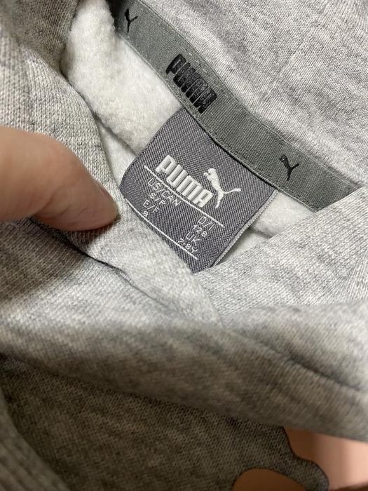 худи кофта пума puma детская 128 см топ оверсайз 7 8 9 10 лет