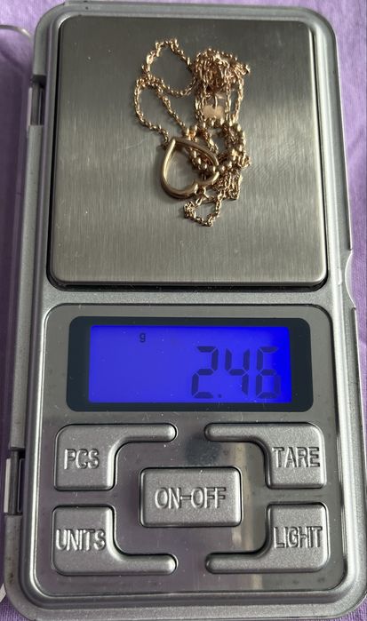 Колье золото 585 проба, 2,46 г, 45 см