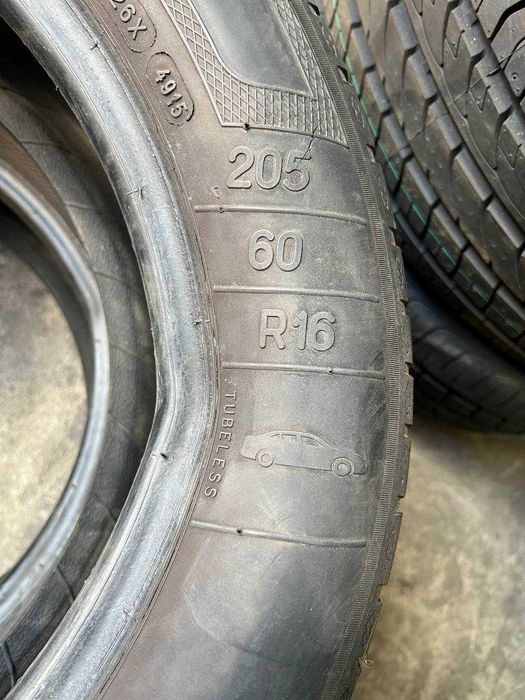 Шины 205/60 R16 Kleeber б/у лето 5мм Пара L6