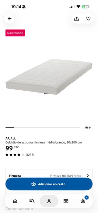 Colchão espuma ikea- oferta de outro sem ser do IKEA