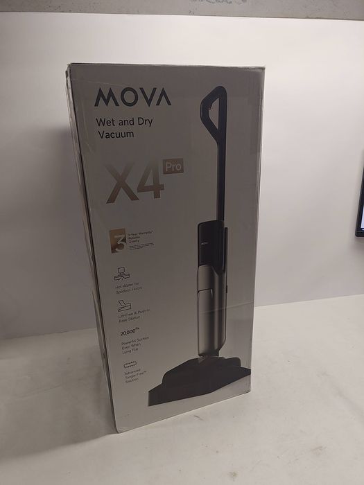 OUTLET Odkurzacz Mova X4 Pro ssanie 20 kPa inteligentna szczotka LED