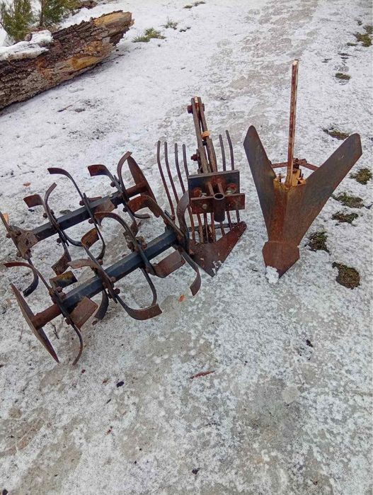 Мотоблок и два котла