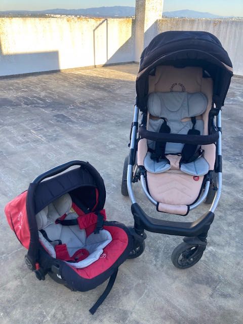 Carrinho bebé + ovo Pierre Cardin