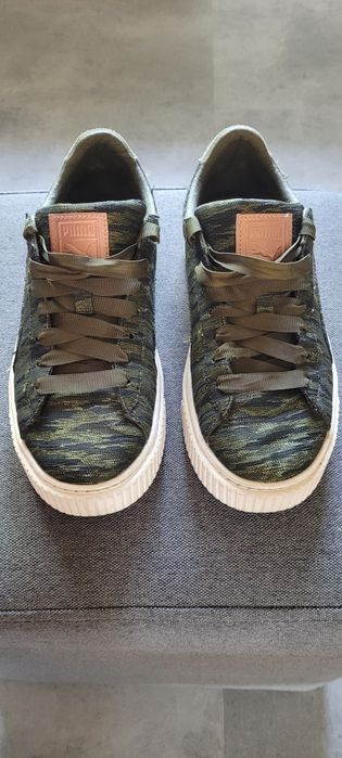 Puma buty moro różowe złoto platforma r 37