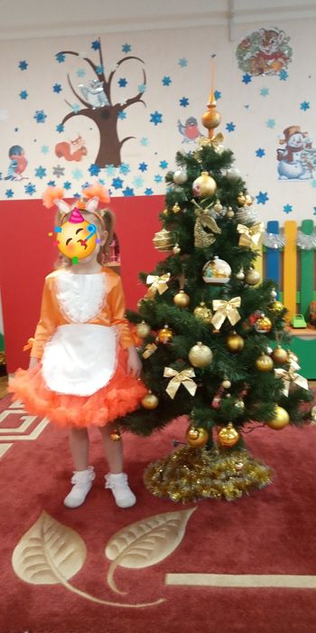 Костюм для дівчинки білочки, лисички