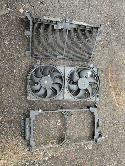 Дифузор Nisaan Leaf діффузор вентилятор охолодження Ниссан Лиф