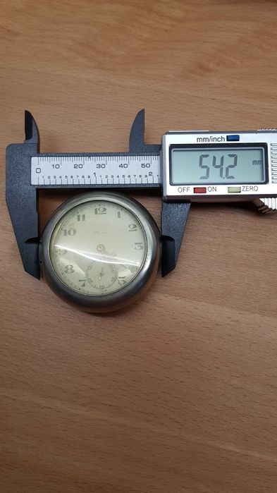 Stary zegarek kieszonkowy Alpina mechanizm Junghans