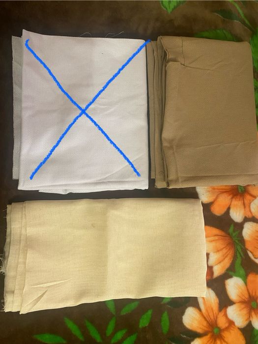 Канва для вишивання,для висмоктування,лупа/скло,книжки для вишивання