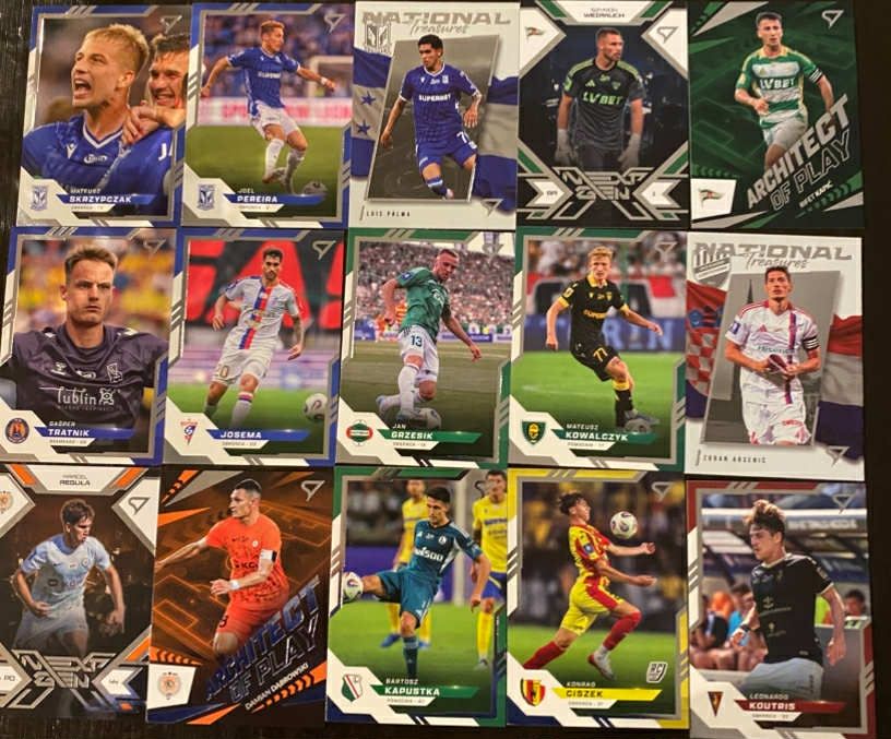 Karty piłkarskie ekstraklasa 2025/2026 seria 1