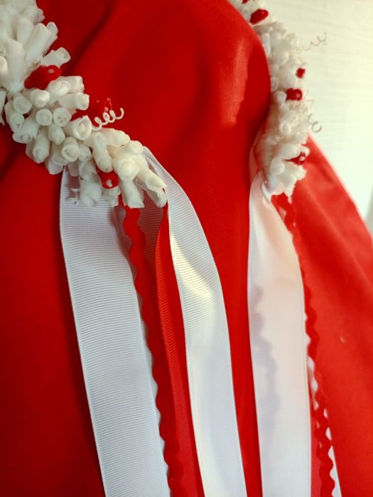 Традиційний весільний український віночок (білий віск/парафін)