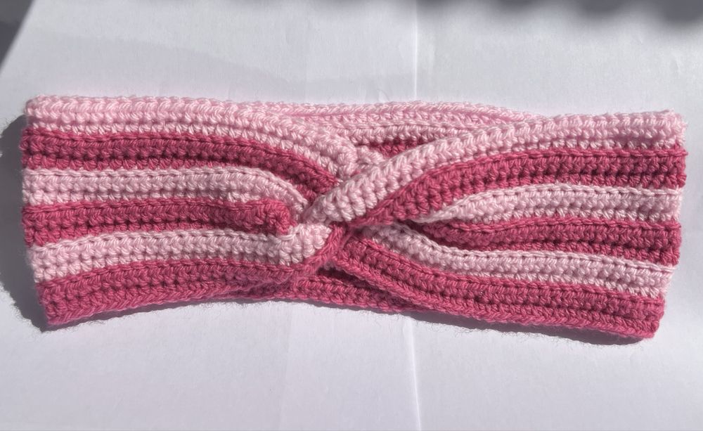 Ręcznie robiona opaska na głowę | Handmade | Opaska Twist
