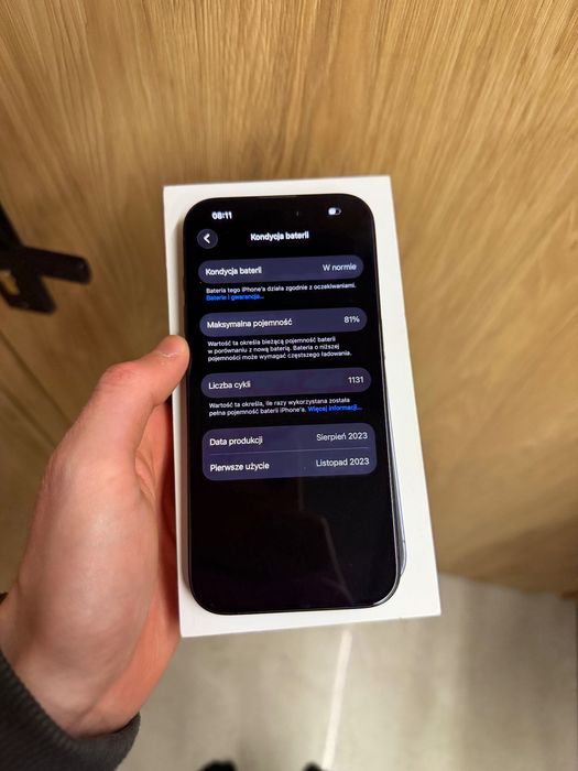 iPhone 15 Pro w stanie jak nowym