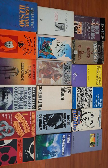 Livros variados temas a 1€