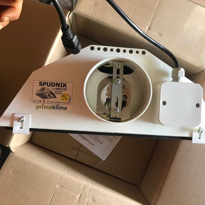 reflector refletor spudnik sputnik 125mm como novo + cabo