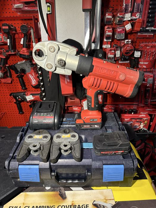 Прес електрогідравлічний RIDGID RP 340 радиальний прес rems