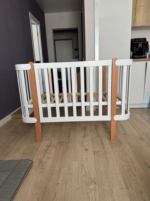 Ліжко дитяче Верес Монако біло-букове