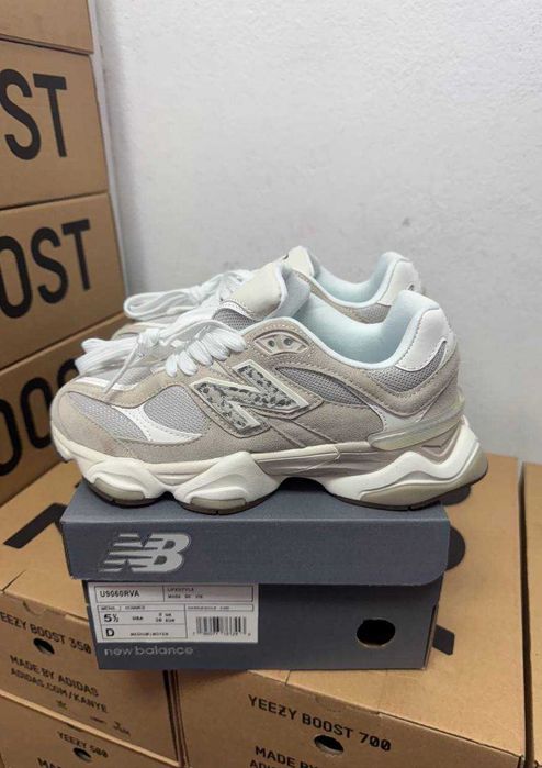 Кроссовки New Balance 9060  Beige Leopard/ НьюBeige Бparеленс 9060 бежевые3839
