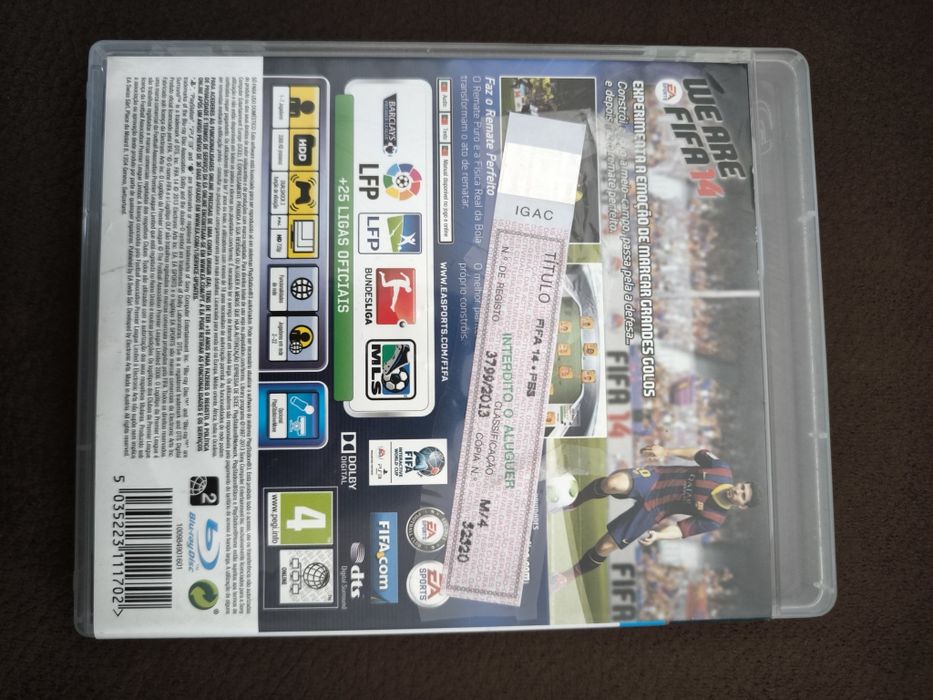 FIFA 14 PS3 como novo