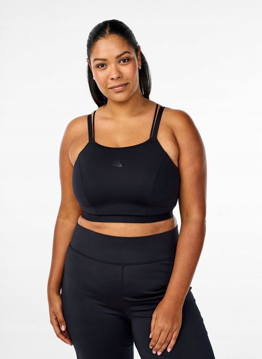 Zizzi Active 48 4xl Sportowy Stanik Top Z Krzyżowanymi Ramiączkami