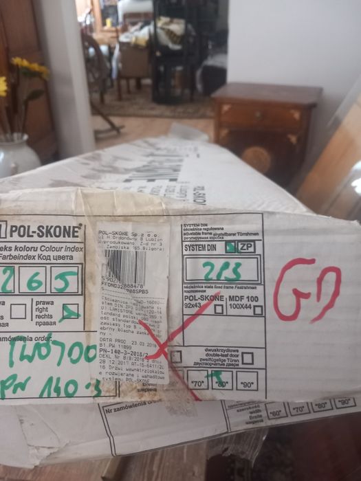 Drzwi wewnętrzne polskone