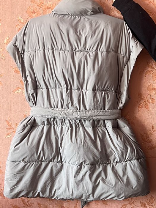 Жилетка Massimo Dutti світло сіра